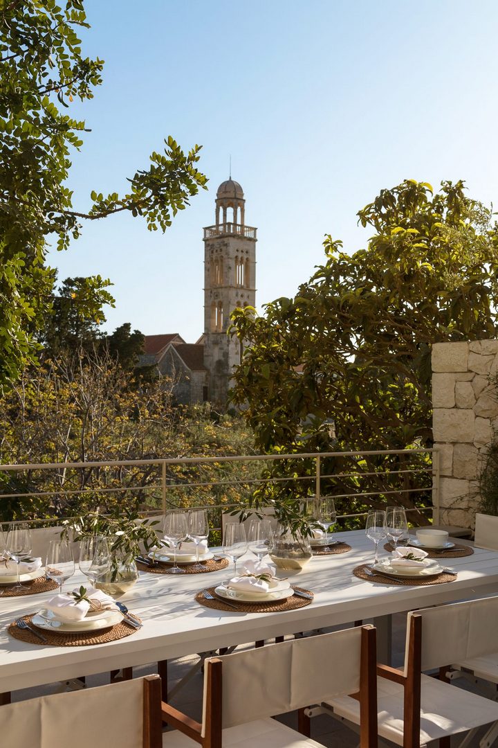 Agape Villas Dubrovnik vanjski stol za ručak